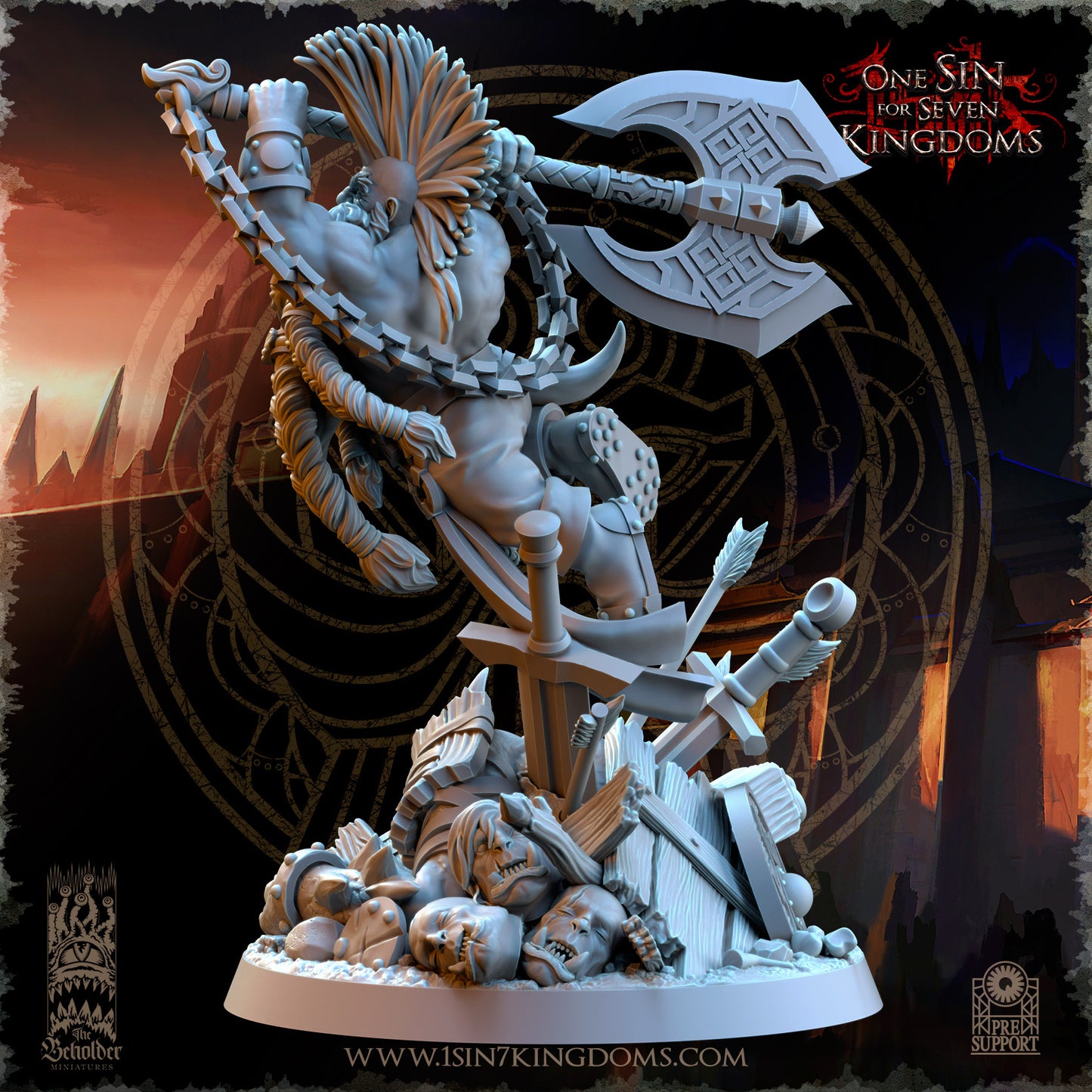 DK - Ingénieurs de guerre - BR – ROYAUME DES NAINS - Fantasy – The Beholder Miniatures 25-05 Nouveau