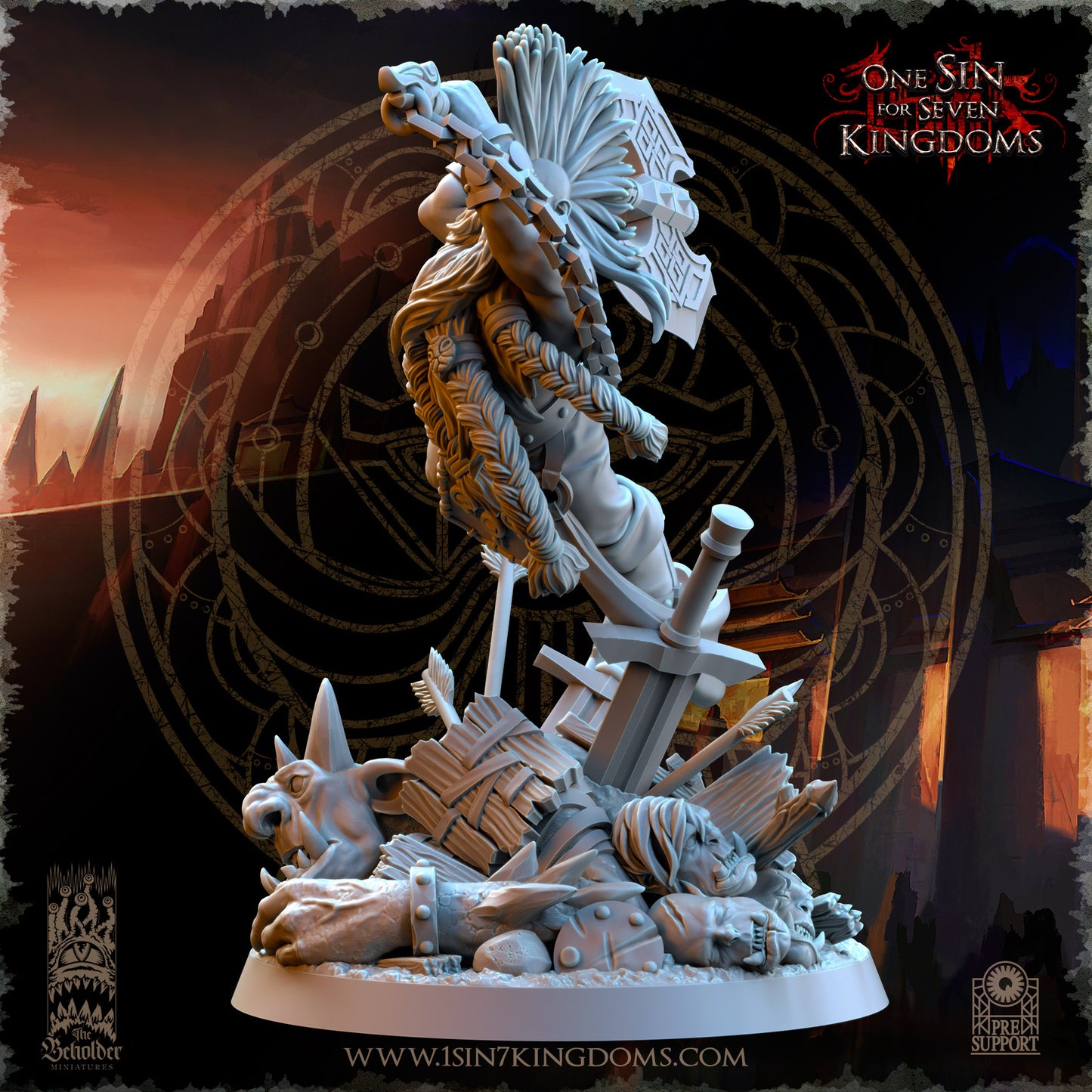 DK - Ingénieurs de guerre - BR – ROYAUME DES NAINS - Fantasy – The Beholder Miniatures 25-05 Nouveau