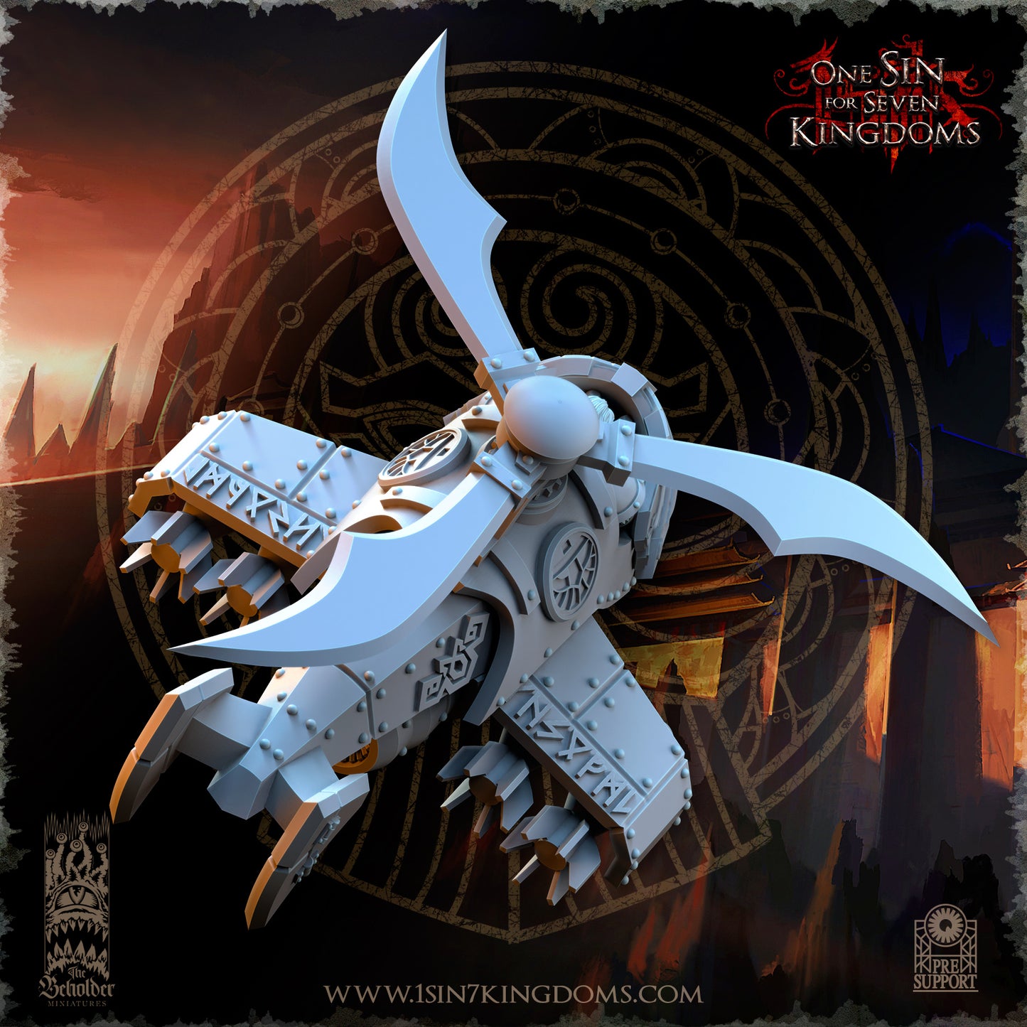DK - Ingénieurs de guerre - BR – ROYAUME DES NAINS - Fantasy – The Beholder Miniatures 25-05 Nouveau
