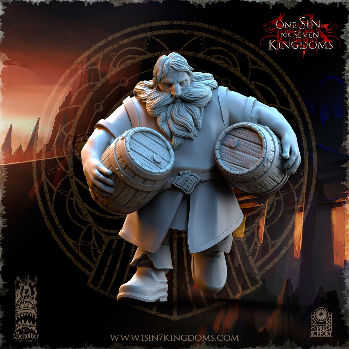 DK - Ingénieurs de guerre - BR – ROYAUME DES NAINS - Fantasy – The Beholder Miniatures 25-05 Nouveau