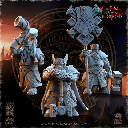 DK - Ingénieurs de guerre - BR – ROYAUME DES NAINS - Fantasy – The Beholder Miniatures 25-05 Nouveau