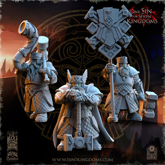 DK - Ingénieurs de guerre - BR – ROYAUME DES NAINS - Fantasy – The Beholder Miniatures 25-05 Nouveau