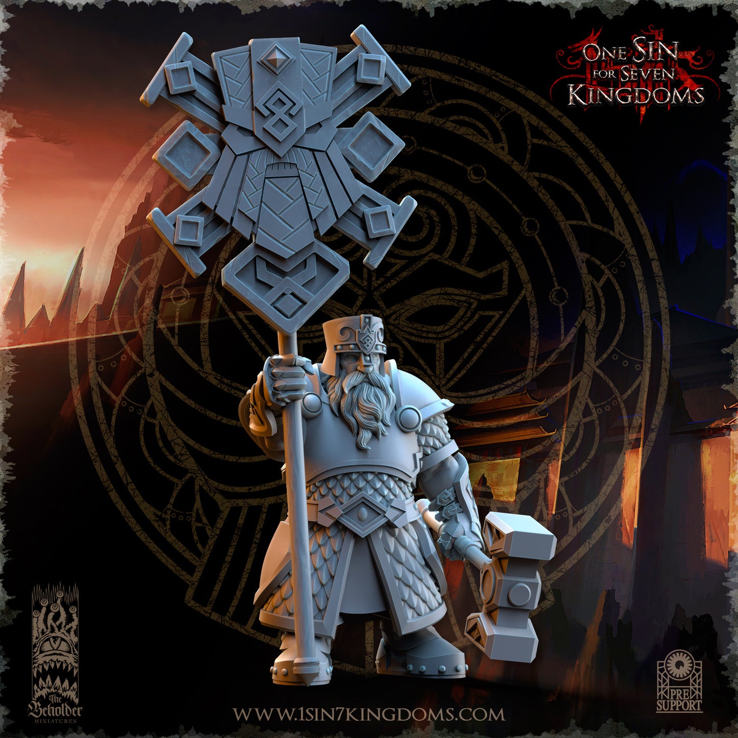DK - Ingénieurs de guerre - BR – ROYAUME DES NAINS - Fantasy – The Beholder Miniatures 25-05 Nouveau