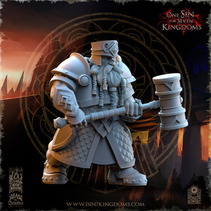 DK - Ingénieurs de guerre - BR – ROYAUME DES NAINS - Fantasy – The Beholder Miniatures 25-05 Nouveau