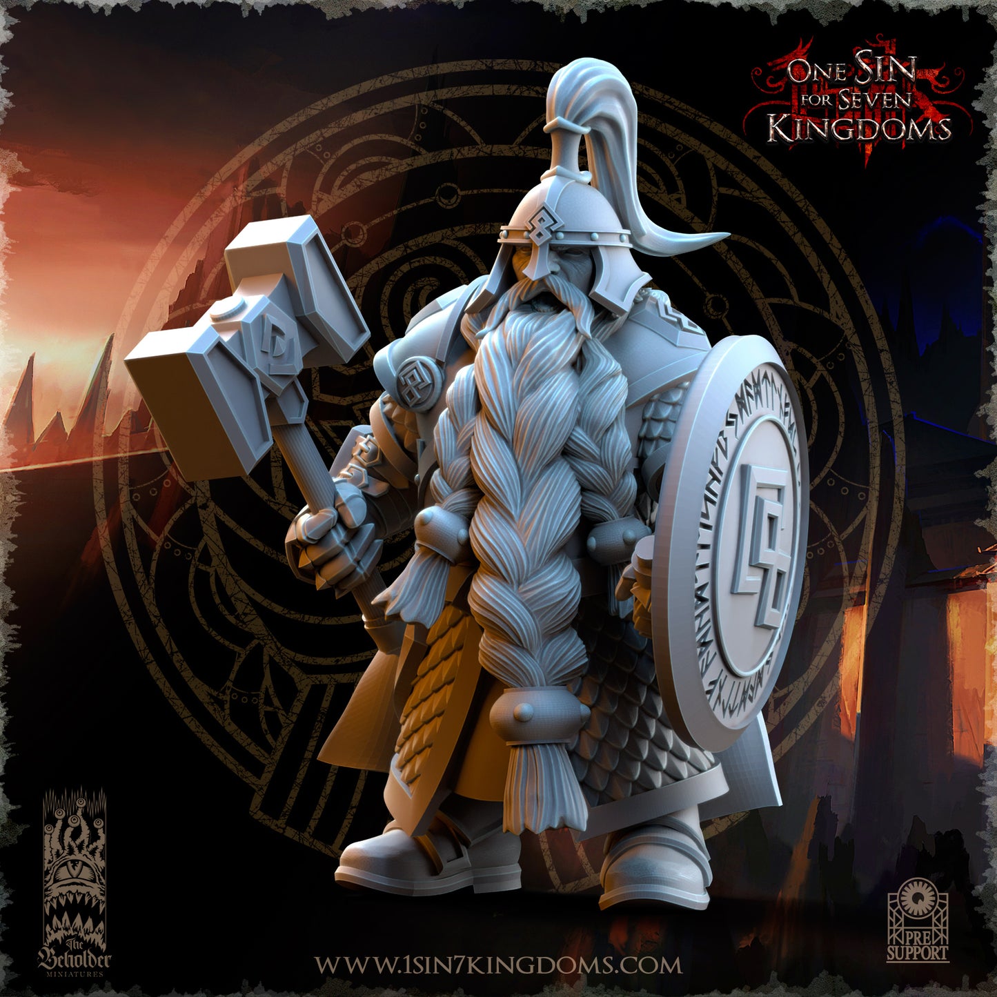 DK - Ingénieurs de guerre - BR – ROYAUME DES NAINS - Fantasy – The Beholder Miniatures 25-05 Nouveau