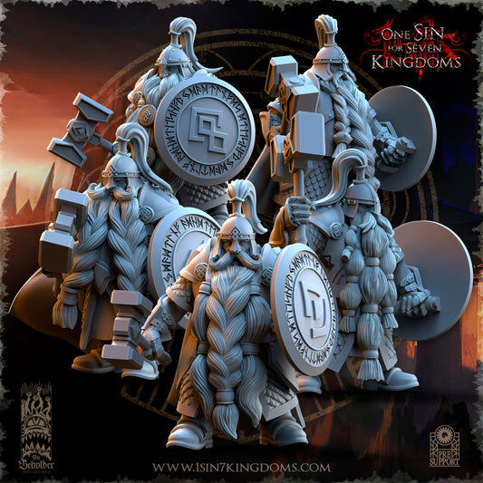 DK - Ingénieurs de guerre - BR – ROYAUME DES NAINS - Fantasy – The Beholder Miniatures 25-05 Nouveau