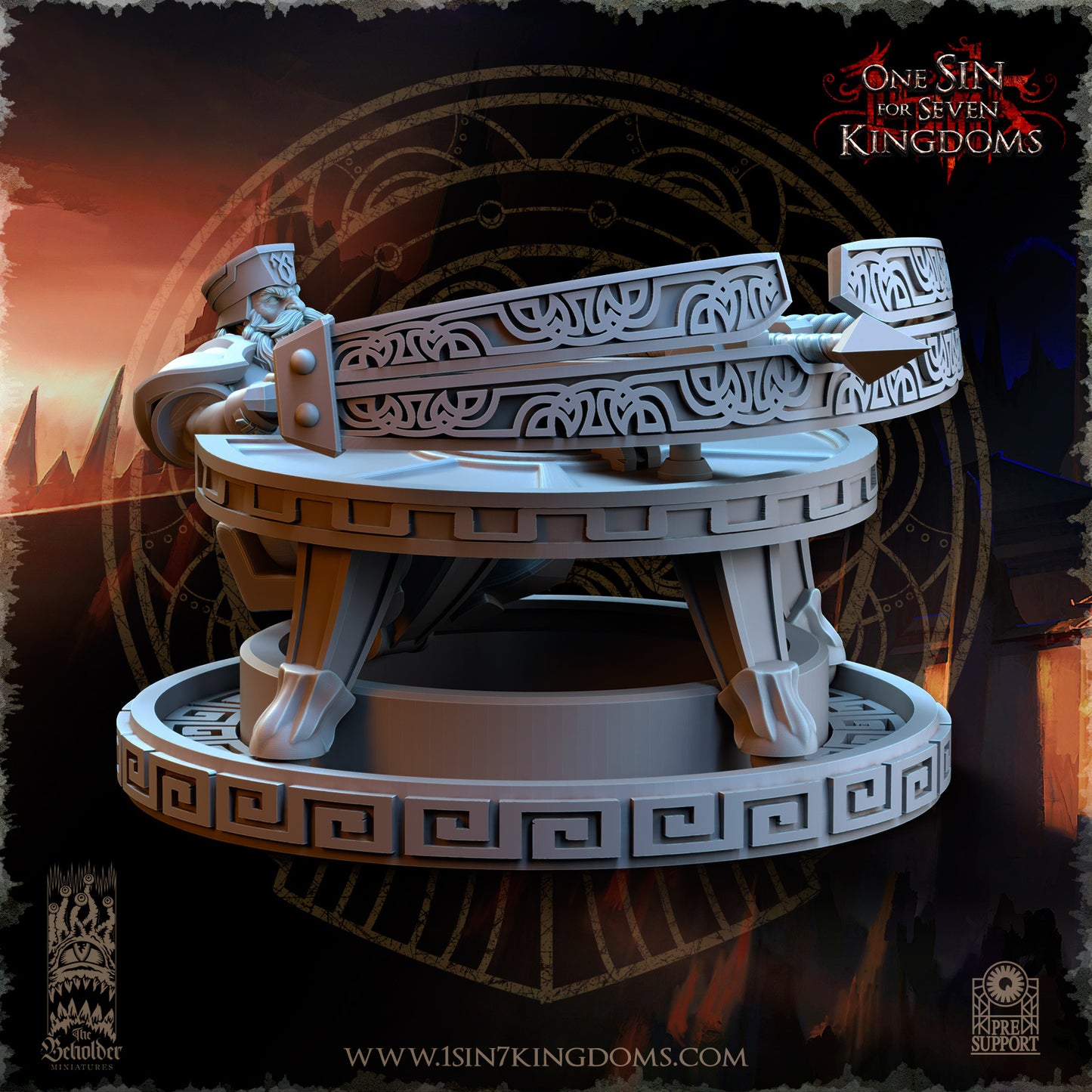 DK - Ingénieurs de guerre - BR – ROYAUME DES NAINS - Fantasy – The Beholder Miniatures 25-05 Nouveau