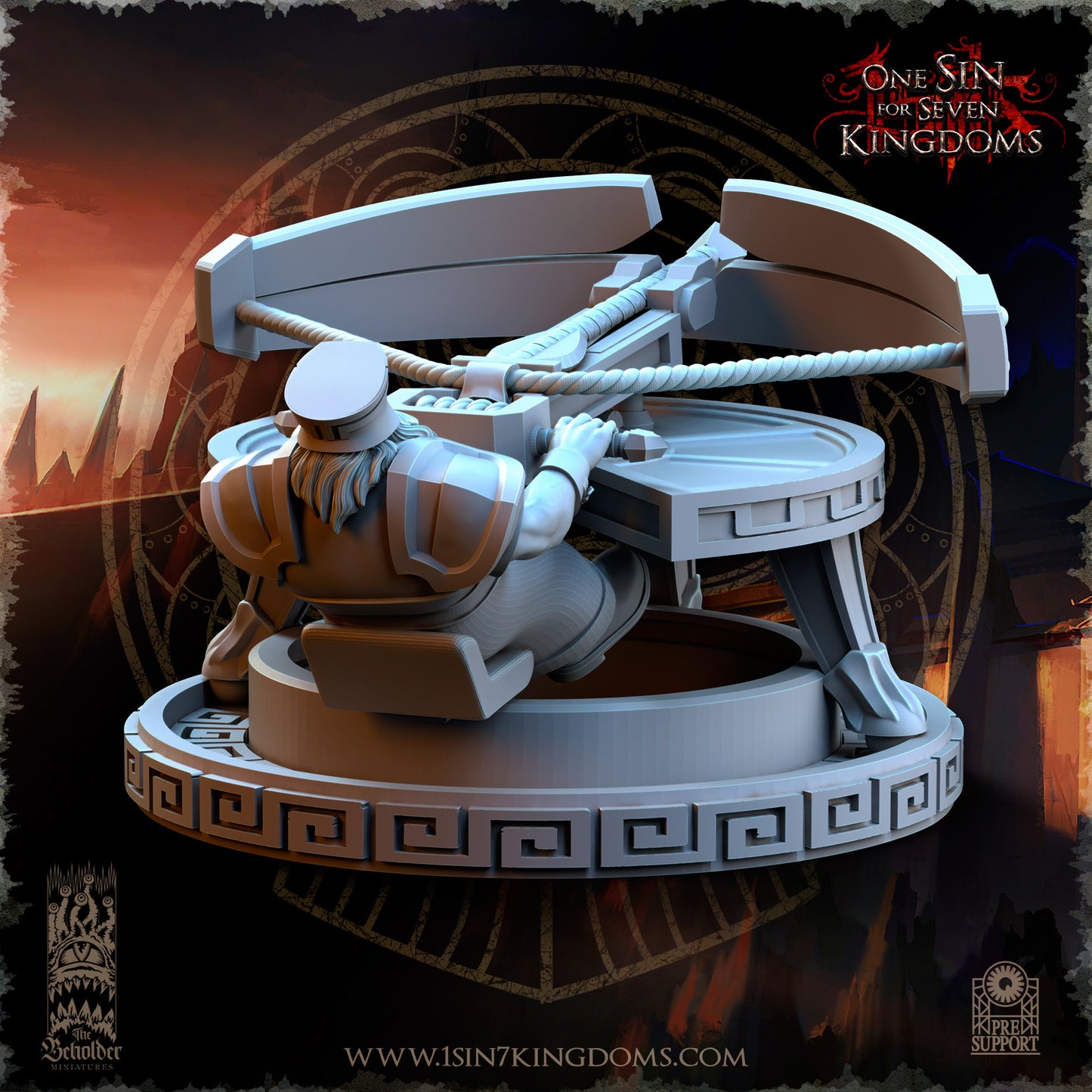 DK - Ingénieurs de guerre - BR – ROYAUME DES NAINS - Fantasy – The Beholder Miniatures 25-05 Nouveau