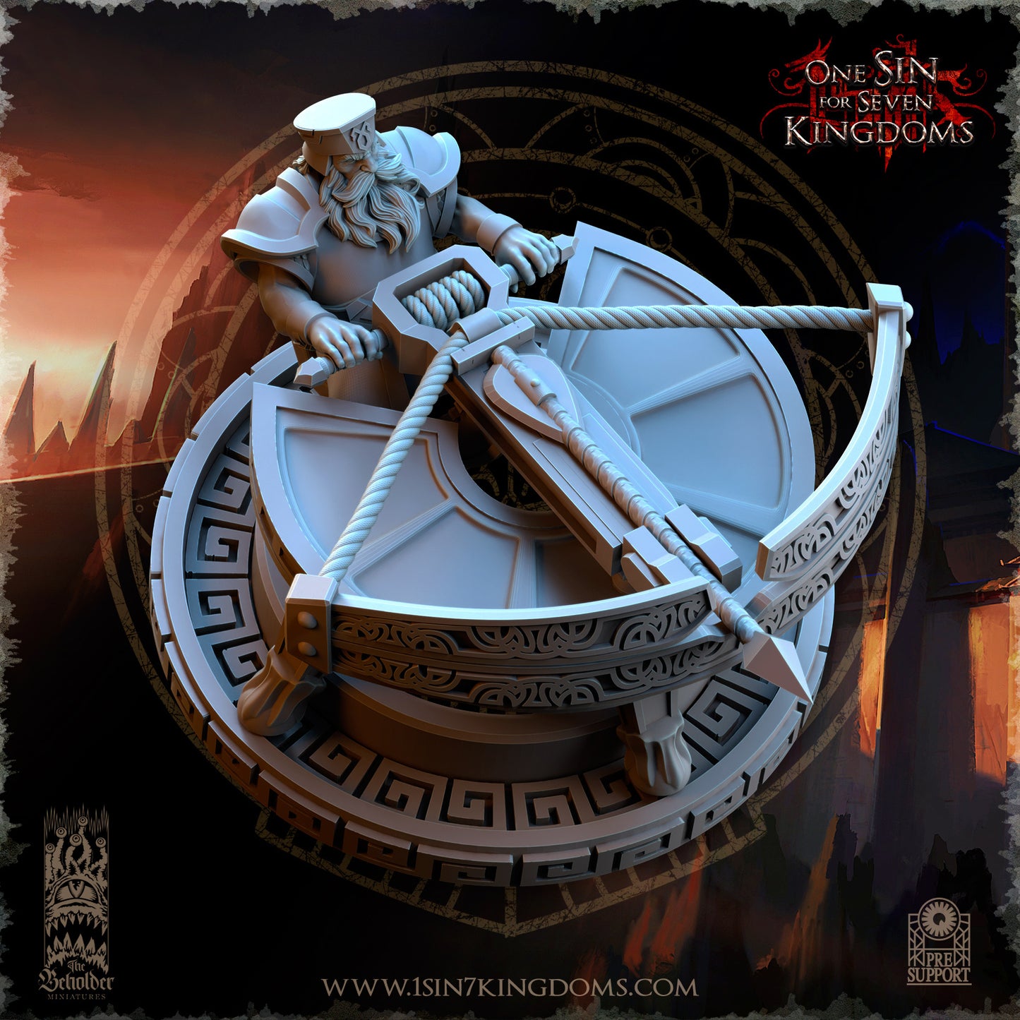 DK - Ingénieurs de guerre - BR – ROYAUME DES NAINS - Fantasy – The Beholder Miniatures 25-05 Nouveau