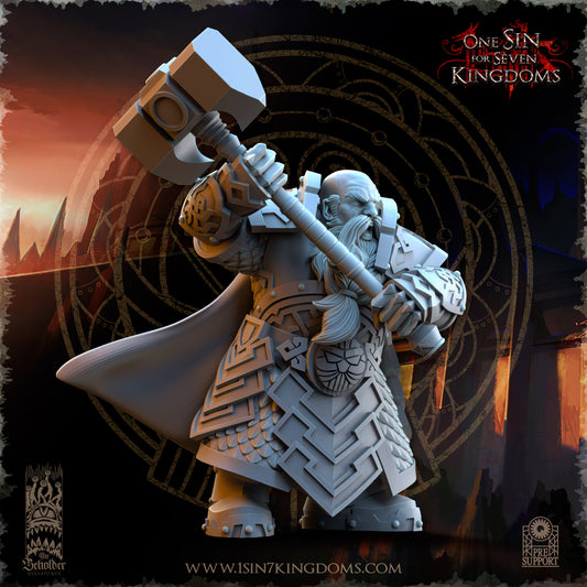 DK - Ironheads - Command Group - BR – DWARVEN KINGDOM - Fantasy – The Beholder Miniatures 25-05 New