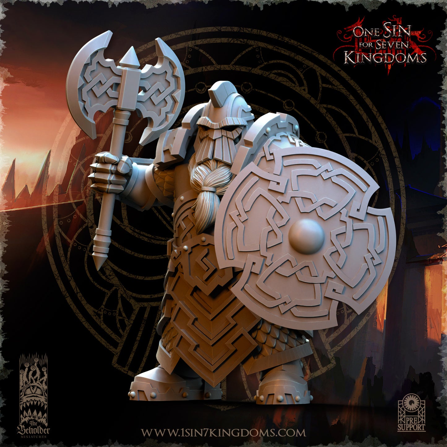 DK - Ingénieurs de guerre - BR – ROYAUME DES NAINS - Fantasy – The Beholder Miniatures 25-05 Nouveau