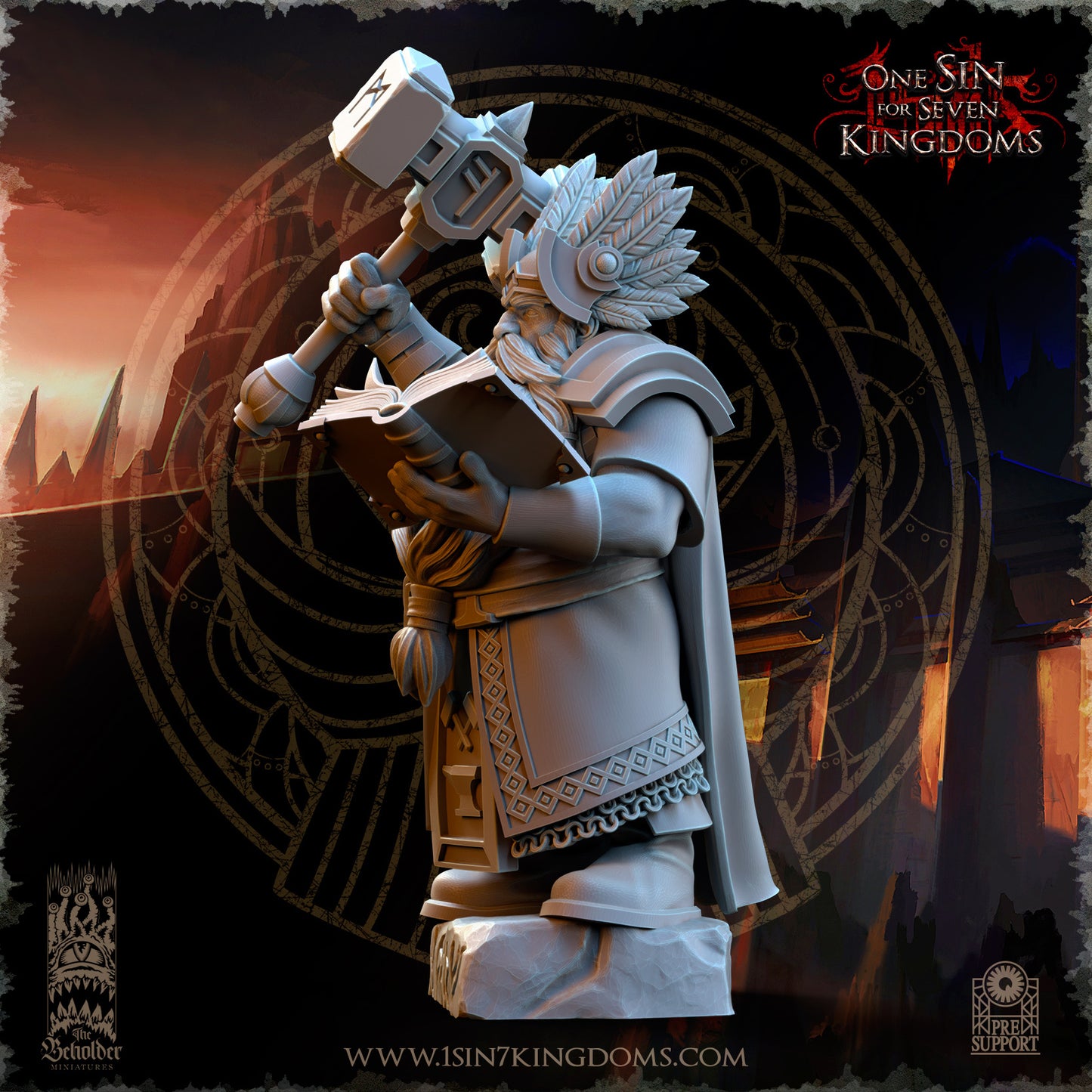 DK - Ingénieurs de guerre - BR – ROYAUME DES NAINS - Fantasy – The Beholder Miniatures 25-05 Nouveau