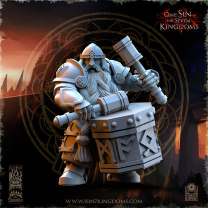 DK - Ingénieurs de guerre - BR – ROYAUME DES NAINS - Fantasy – The Beholder Miniatures 25-05 Nouveau