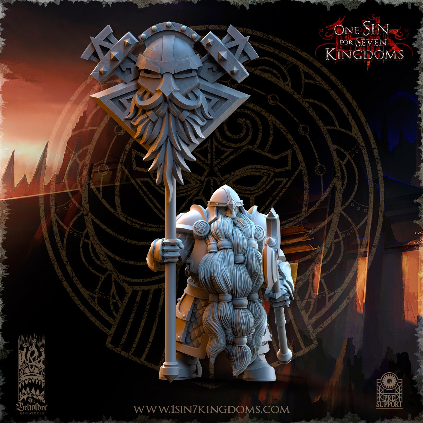 DK - Ingénieurs de guerre - BR – ROYAUME DES NAINS - Fantasy – The Beholder Miniatures 25-05 Nouveau