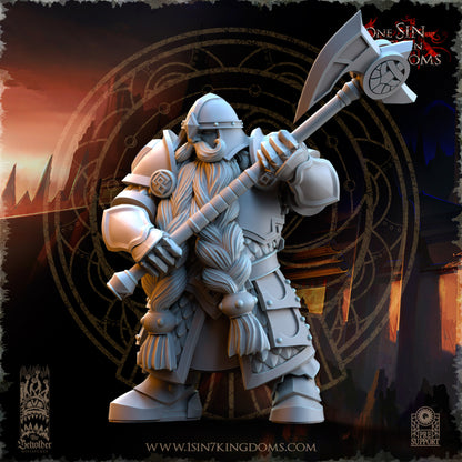DK - Ingénieurs de guerre - BR – ROYAUME DES NAINS - Fantasy – The Beholder Miniatures 25-05 Nouveau
