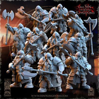 DK - Ingénieurs de guerre - BR – ROYAUME DES NAINS - Fantasy – The Beholder Miniatures 25-05 Nouveau