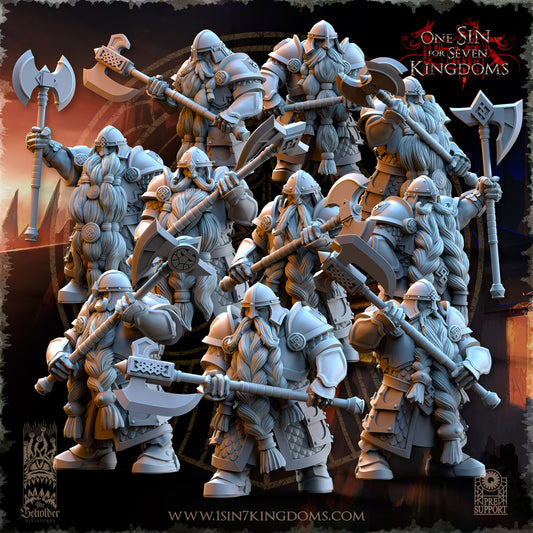 DK - Ingénieurs de guerre - BR – ROYAUME DES NAINS - Fantasy – The Beholder Miniatures 25-05 Nouveau