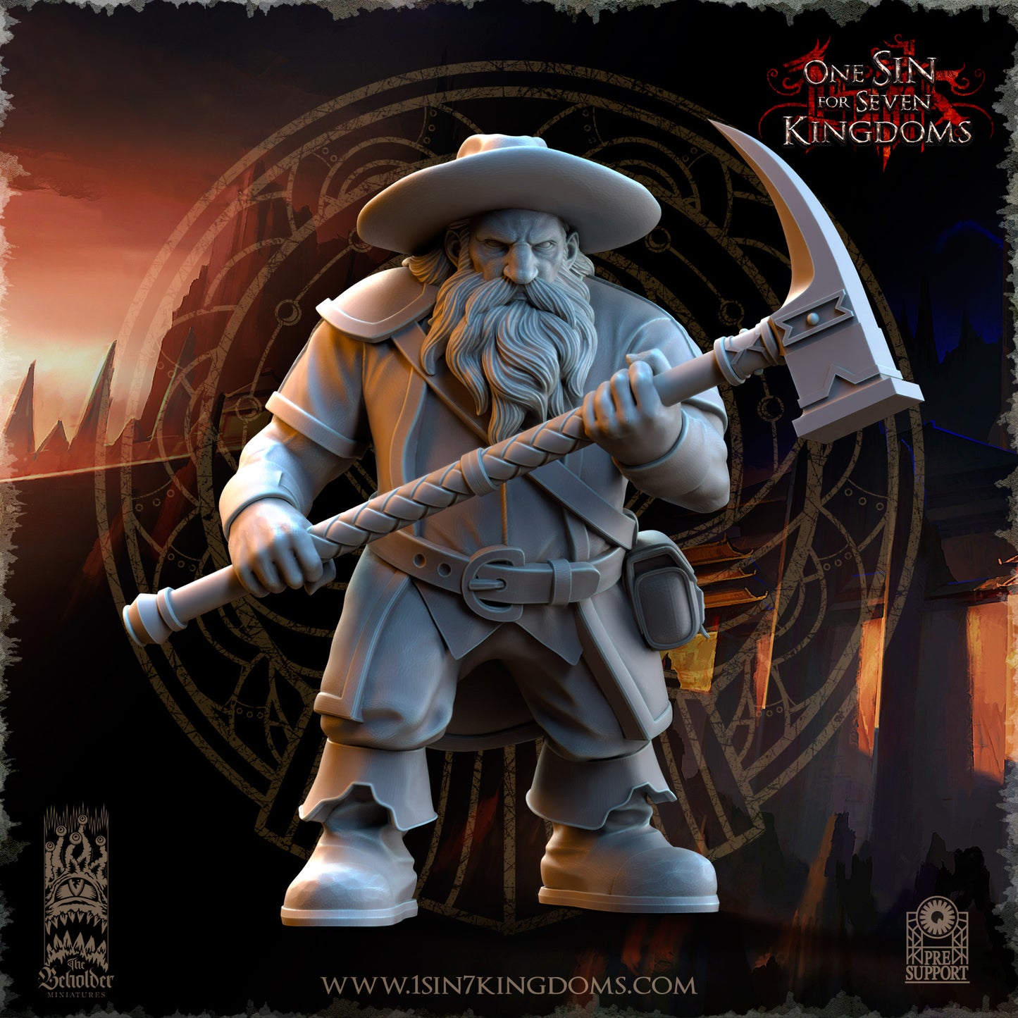 DK - Ingénieurs de guerre - BR – ROYAUME DES NAINS - Fantasy – The Beholder Miniatures 25-05 Nouveau
