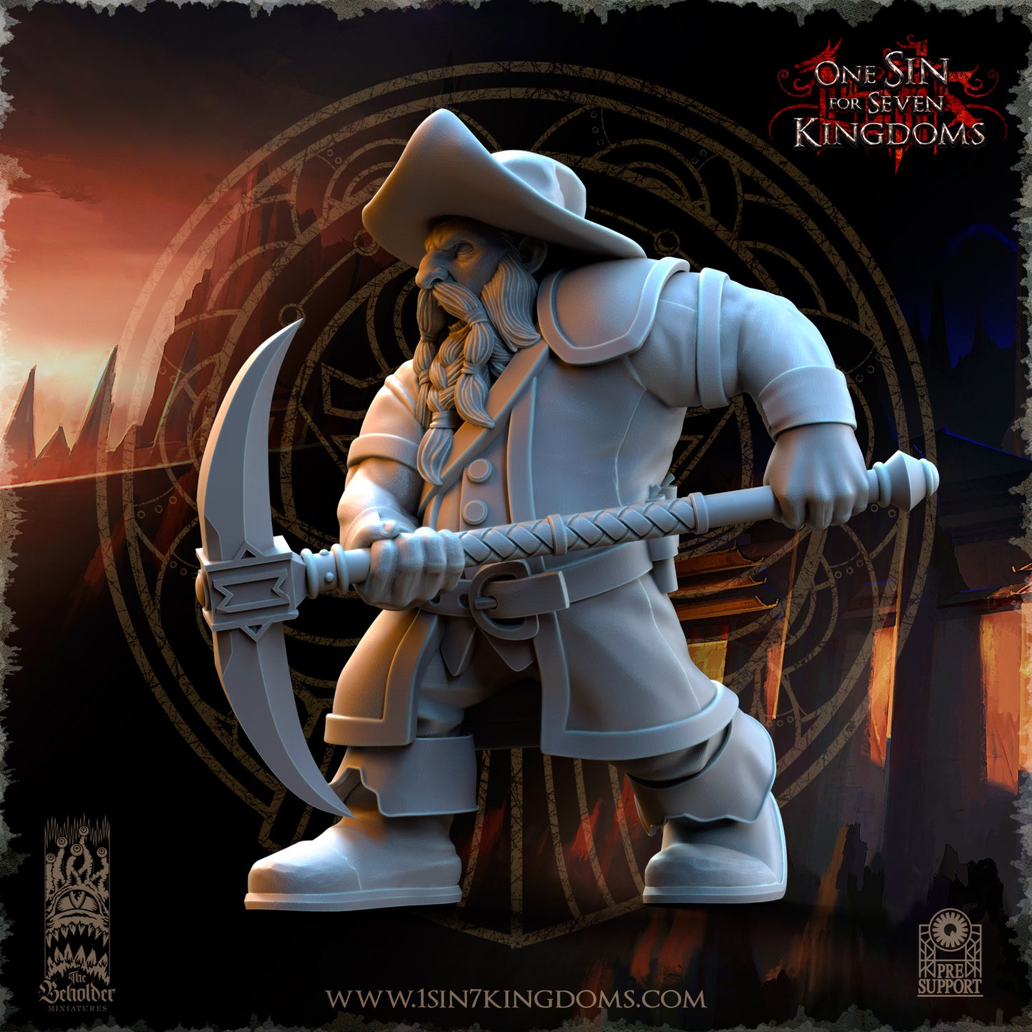 DK - Ingénieurs de guerre - BR – ROYAUME DES NAINS - Fantasy – The Beholder Miniatures 25-05 Nouveau