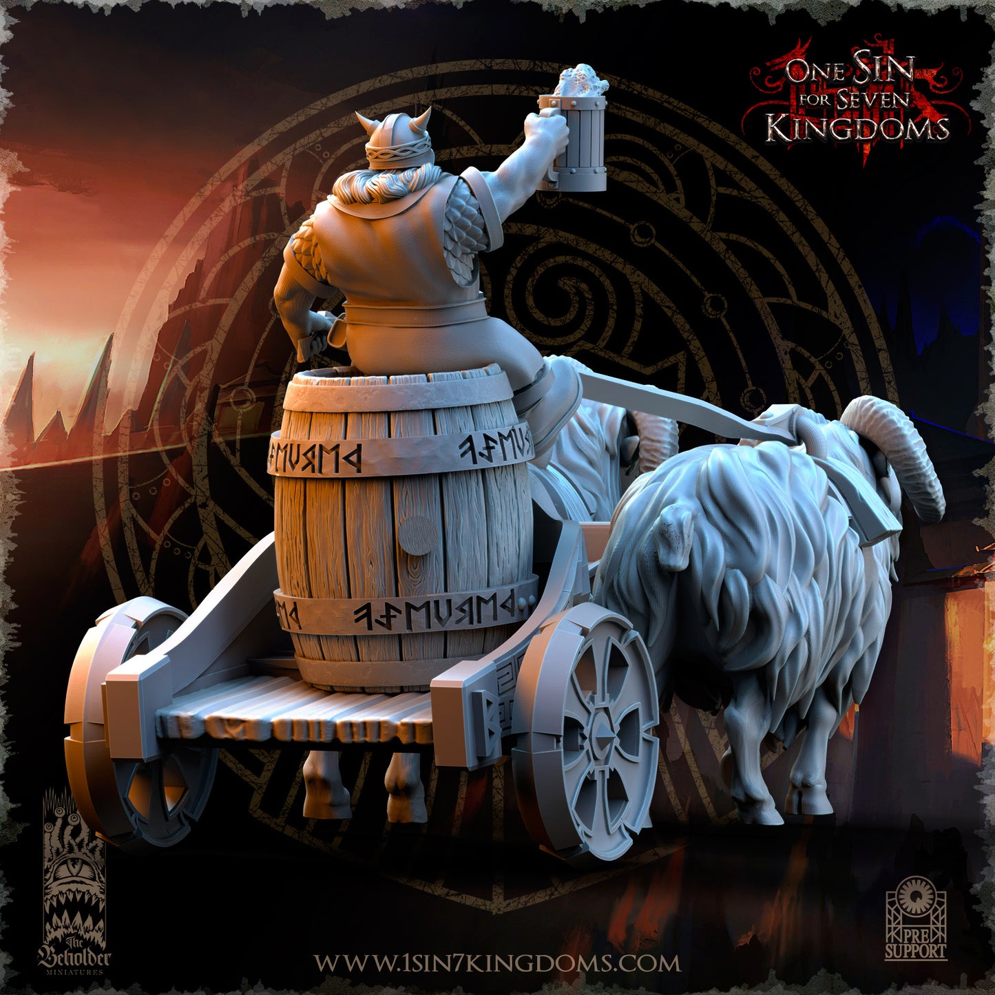 DK - Ingénieurs de guerre - BR – ROYAUME DES NAINS - Fantasy – The Beholder Miniatures 25-05 Nouveau