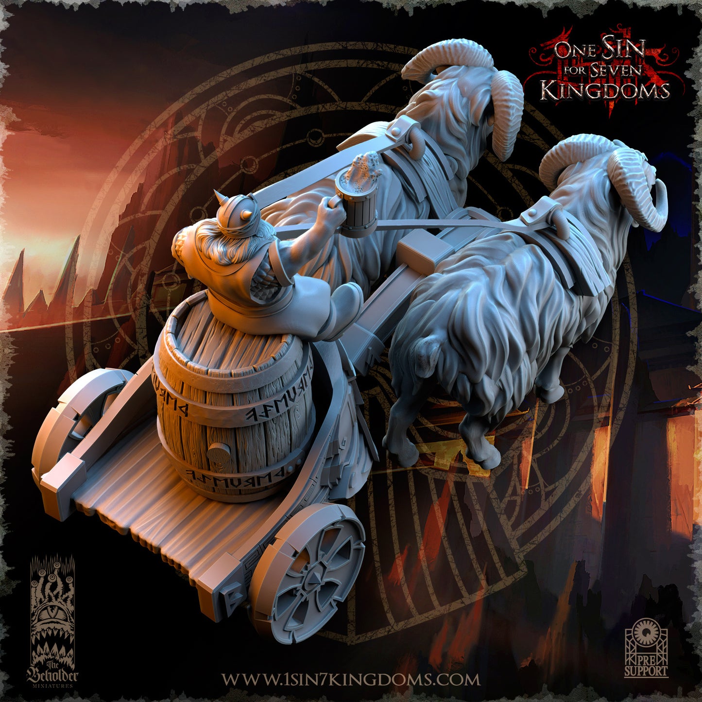 DK - Ingénieurs de guerre - BR – ROYAUME DES NAINS - Fantasy – The Beholder Miniatures 25-05 Nouveau