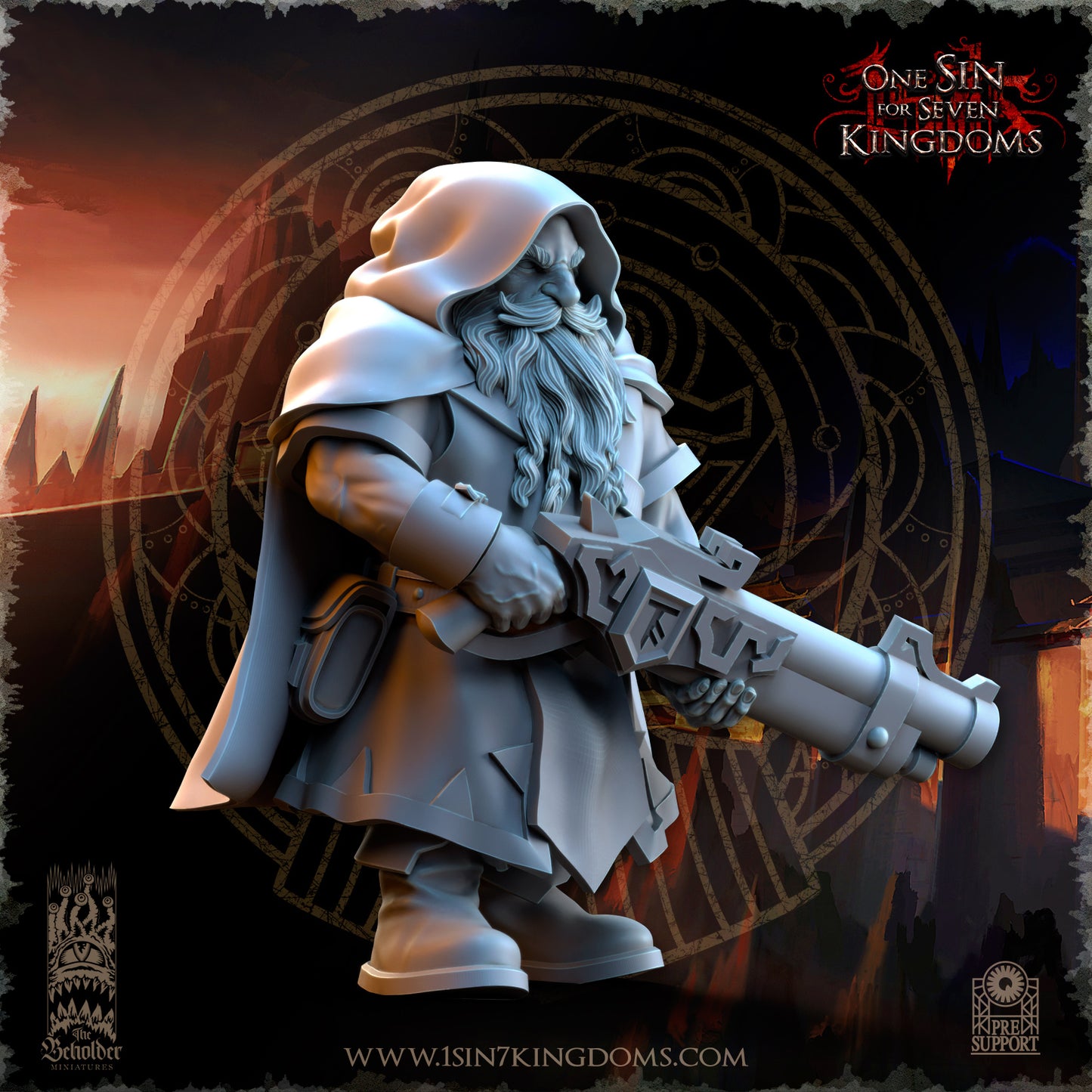 DK - Ingénieurs de guerre - BR – ROYAUME DES NAINS - Fantasy – The Beholder Miniatures 25-05 Nouveau