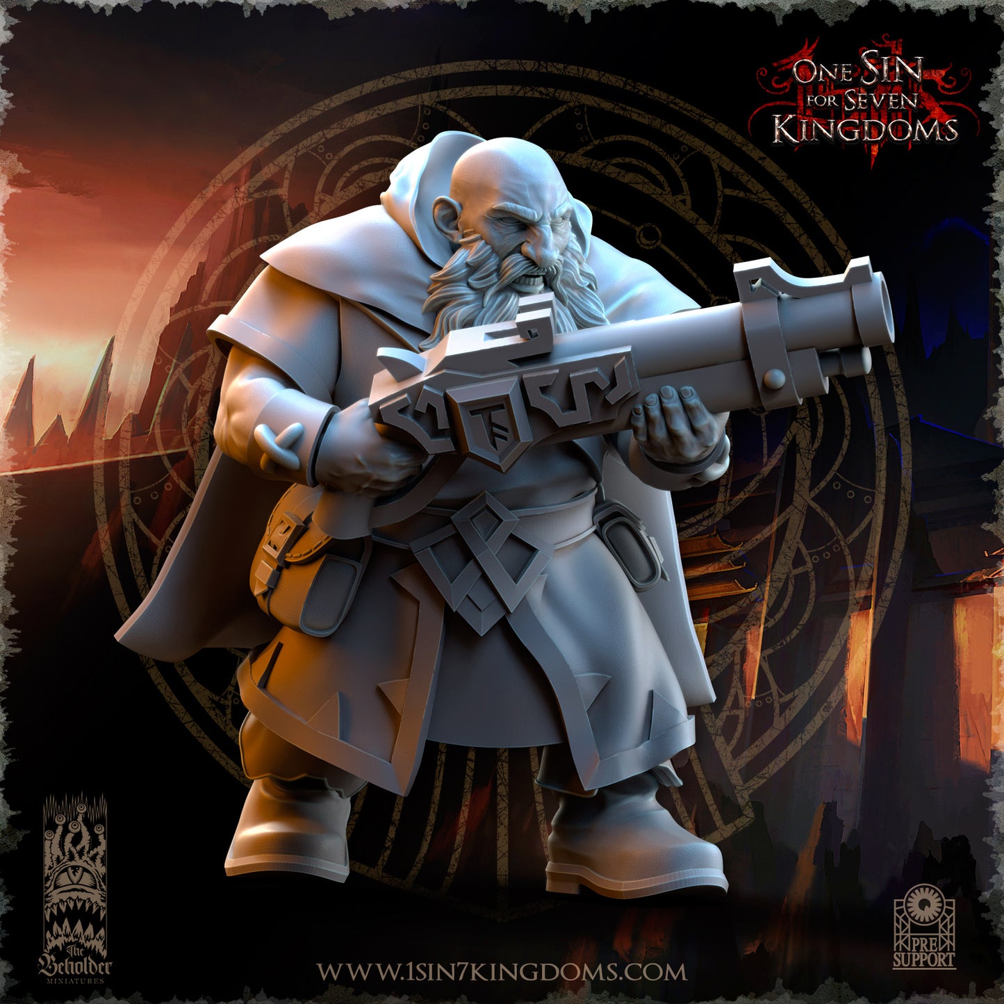 DK - Ingénieurs de guerre - BR – ROYAUME DES NAINS - Fantasy – The Beholder Miniatures 25-05 Nouveau