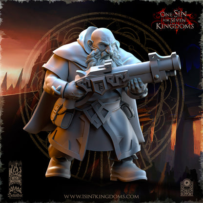 DK - Ingénieurs de guerre - BR – ROYAUME DES NAINS - Fantasy – The Beholder Miniatures 25-05 Nouveau