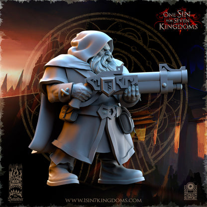 DK - Ingénieurs de guerre - BR – ROYAUME DES NAINS - Fantasy – The Beholder Miniatures 25-05 Nouveau