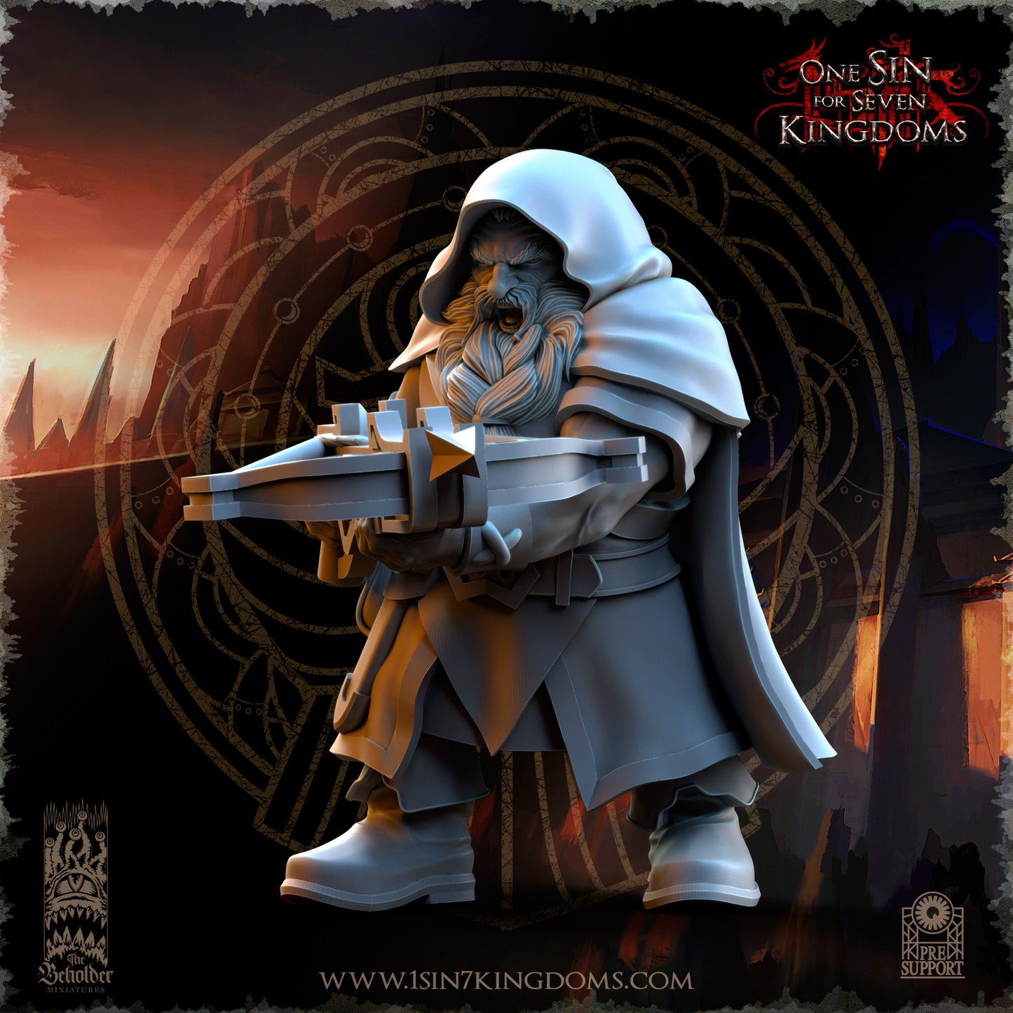 DK - Ingénieurs de guerre - BR – ROYAUME DES NAINS - Fantasy – The Beholder Miniatures 25-05 Nouveau