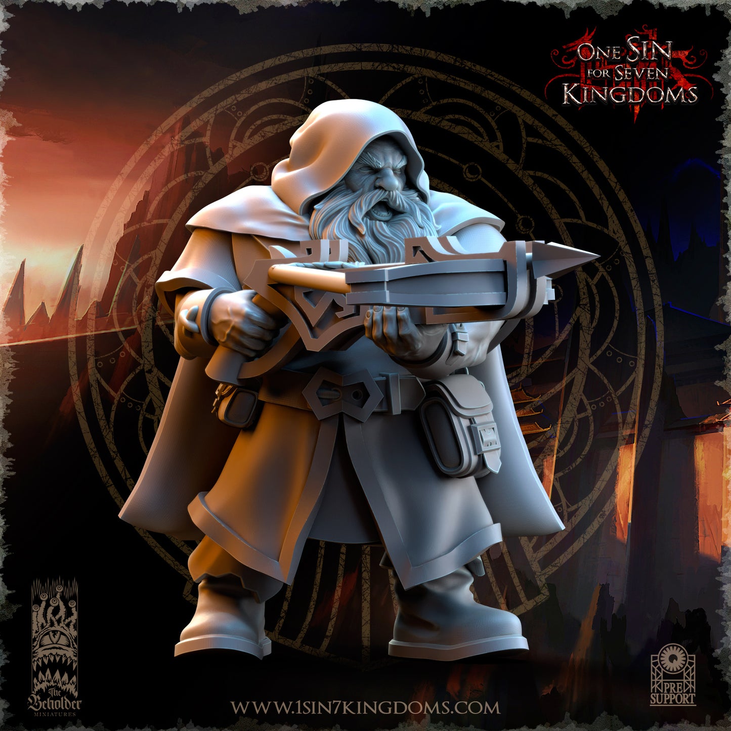 DK - Ingénieurs de guerre - BR – ROYAUME DES NAINS - Fantasy – The Beholder Miniatures 25-05 Nouveau