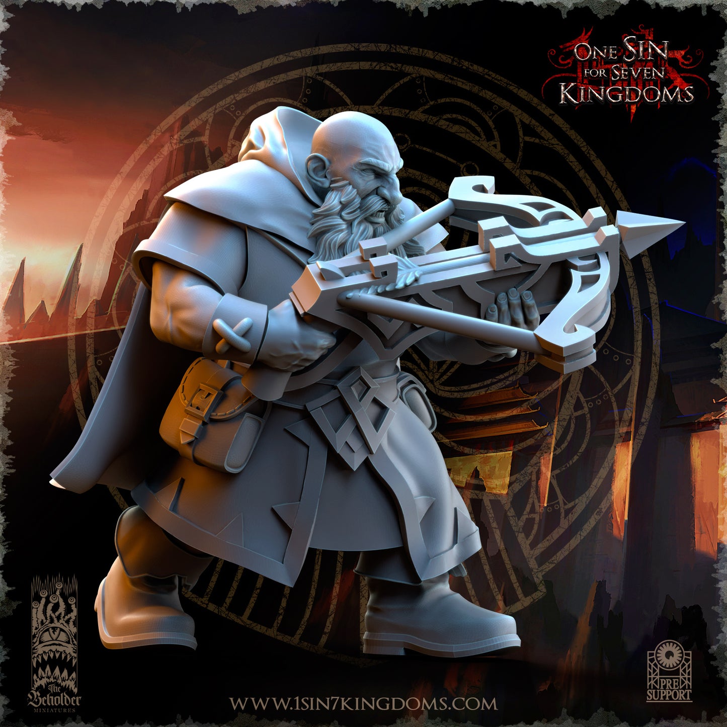 DK - Ingénieurs de guerre - BR – ROYAUME DES NAINS - Fantasy – The Beholder Miniatures 25-05 Nouveau