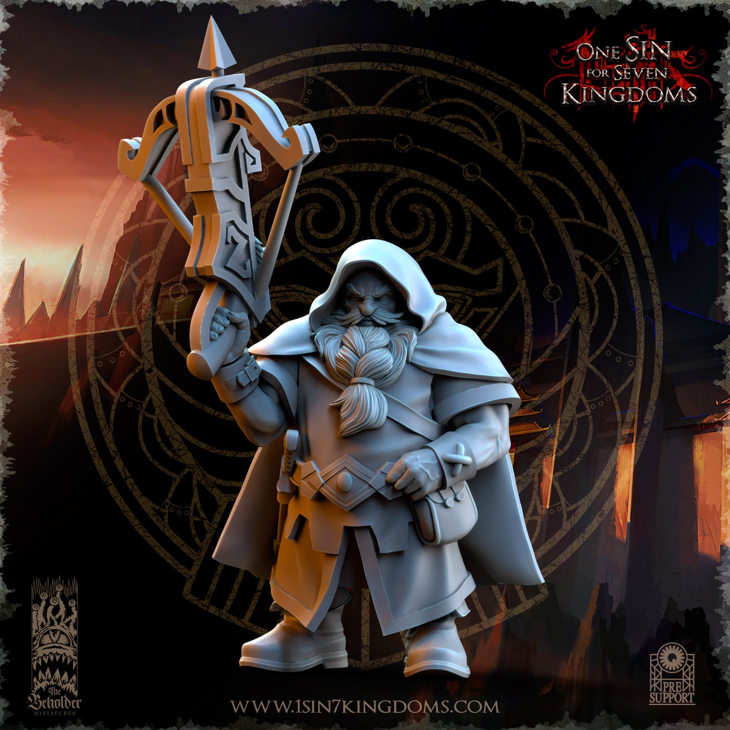 DK - Ingénieurs de guerre - BR – ROYAUME DES NAINS - Fantasy – The Beholder Miniatures 25-05 Nouveau