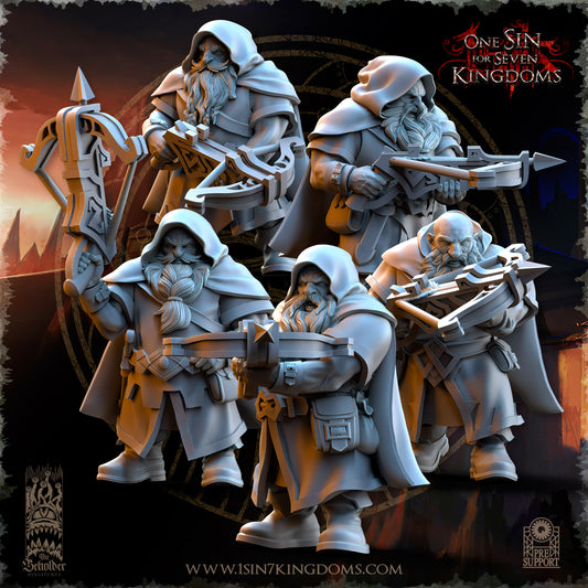 DK - Ingénieurs de guerre - BR – ROYAUME DES NAINS - Fantasy – The Beholder Miniatures 25-05 Nouveau