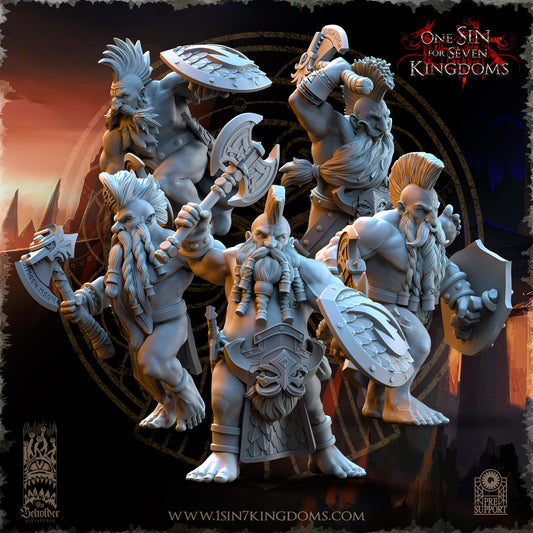 DK - Ingénieurs de guerre - BR – ROYAUME DES NAINS - Fantasy – The Beholder Miniatures 25-05 Nouveau