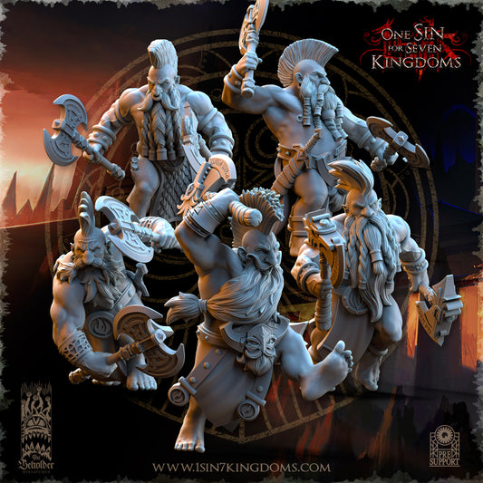 DK - Ingénieurs de guerre - BR – ROYAUME DES NAINS - Fantasy – The Beholder Miniatures 25-05 Nouveau