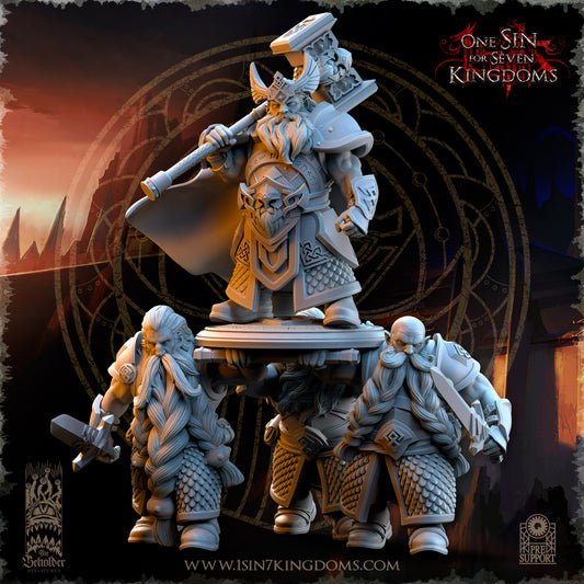 DK - Ingénieurs de guerre - BR – ROYAUME DES NAINS - Fantasy – The Beholder Miniatures 25-05 Nouveau