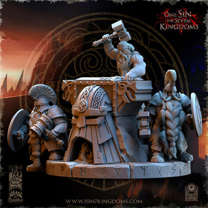 DK - Ingénieurs de guerre - BR – ROYAUME DES NAINS - Fantasy – The Beholder Miniatures 25-05 Nouveau