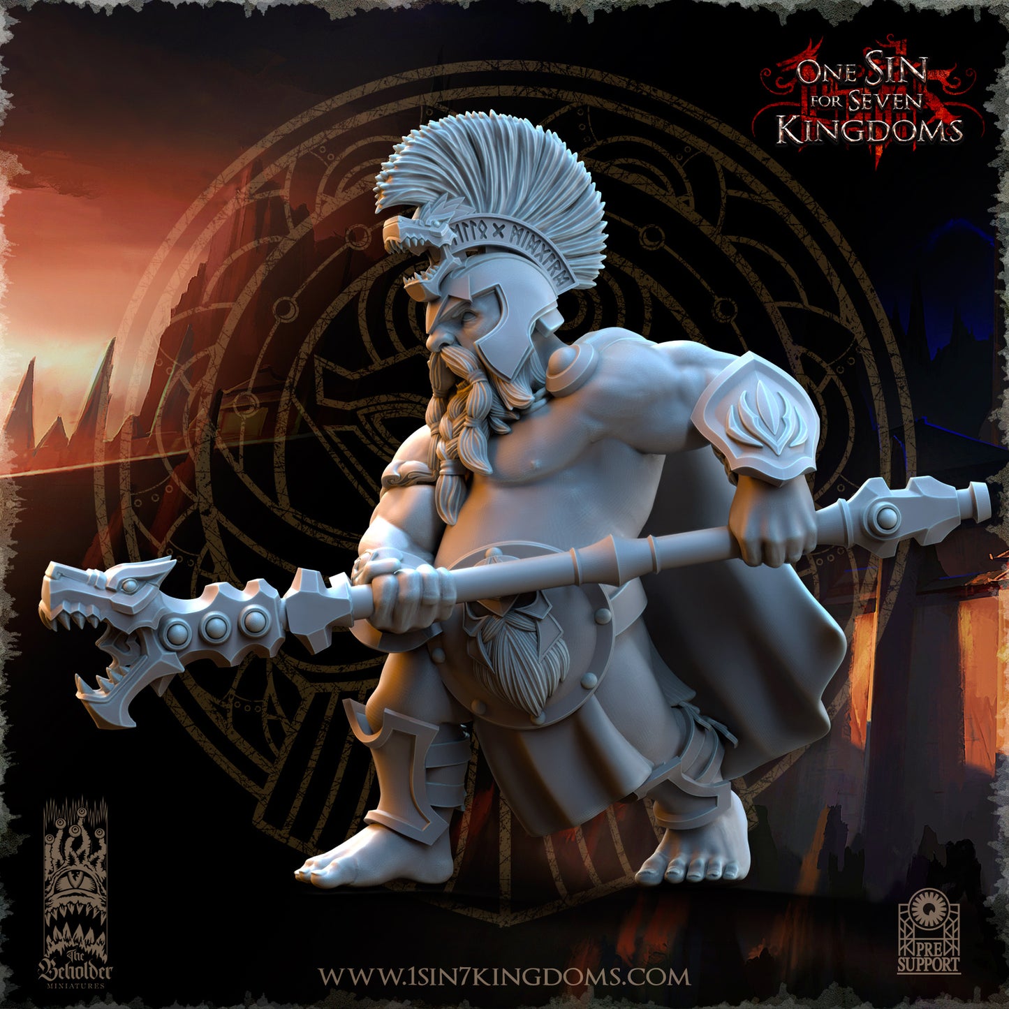 DK - Ingénieurs de guerre - BR – ROYAUME DES NAINS - Fantasy – The Beholder Miniatures 25-05 Nouveau