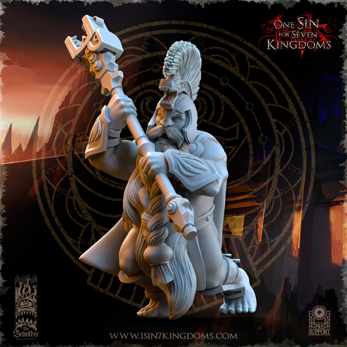 DK - Ingénieurs de guerre - BR – ROYAUME DES NAINS - Fantasy – The Beholder Miniatures 25-05 Nouveau