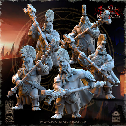 DK - Ingénieurs de guerre - BR – ROYAUME DES NAINS - Fantasy – The Beholder Miniatures 25-05 Nouveau