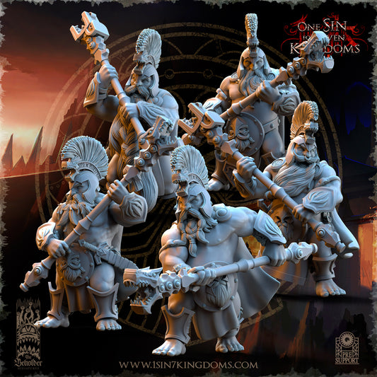DK - Ingénieurs de guerre - BR – ROYAUME DES NAINS - Fantasy – The Beholder Miniatures 25-05 Nouveau