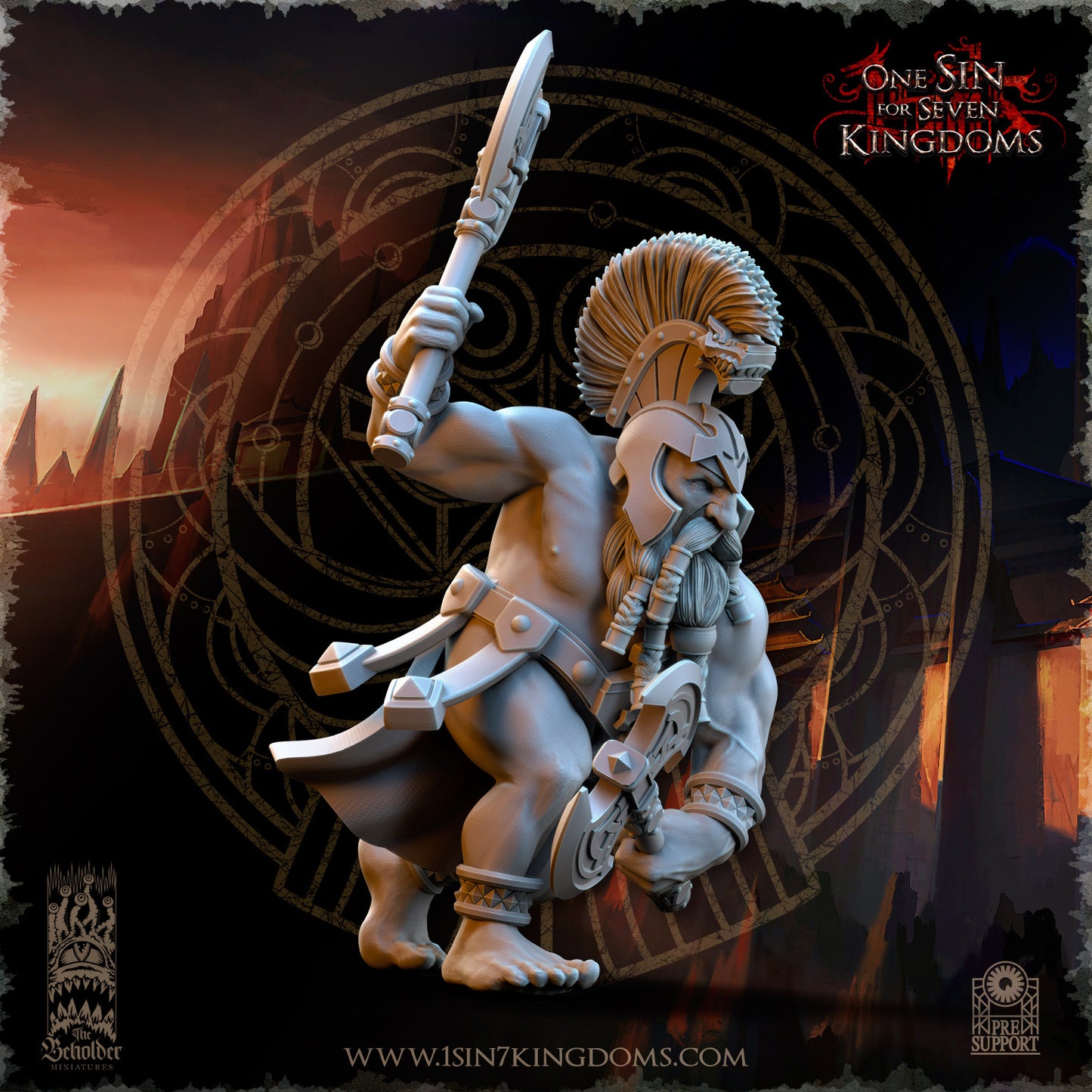 DK - Volcanic Beast - MULTI – DWARVEN KINGDOM - Fantasy – The Beholder Miniatures - 25-10 Novità