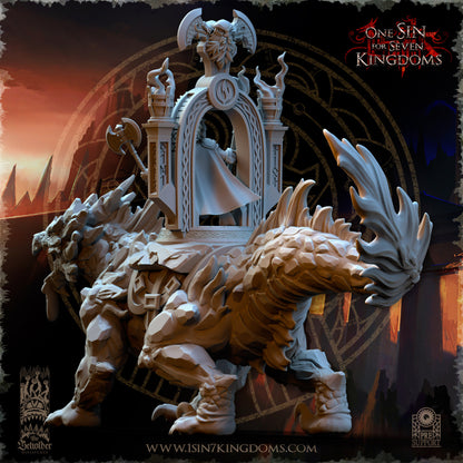 DK - Volcanic Beast - MULTI – DWARVEN KINGDOM - Fantasy – The Beholder Miniatures - 25-10 Novità