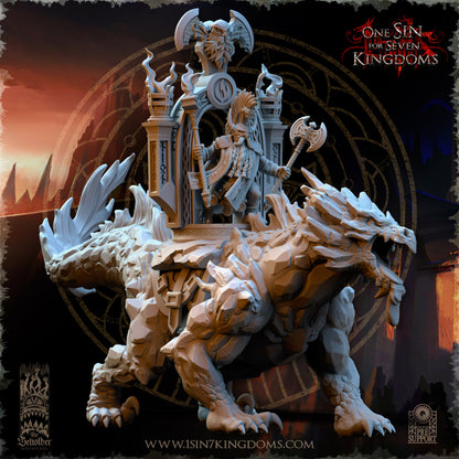DK - Volcanic Beast - MULTI – DWARVEN KINGDOM - Fantasy – The Beholder Miniatures - 25-10 Novità
