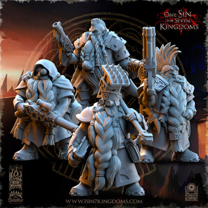 DK - War Engineers - BR – DWARVEN KINGDOM - Fantasy – The Beholder Miniatures 25-05 Novità