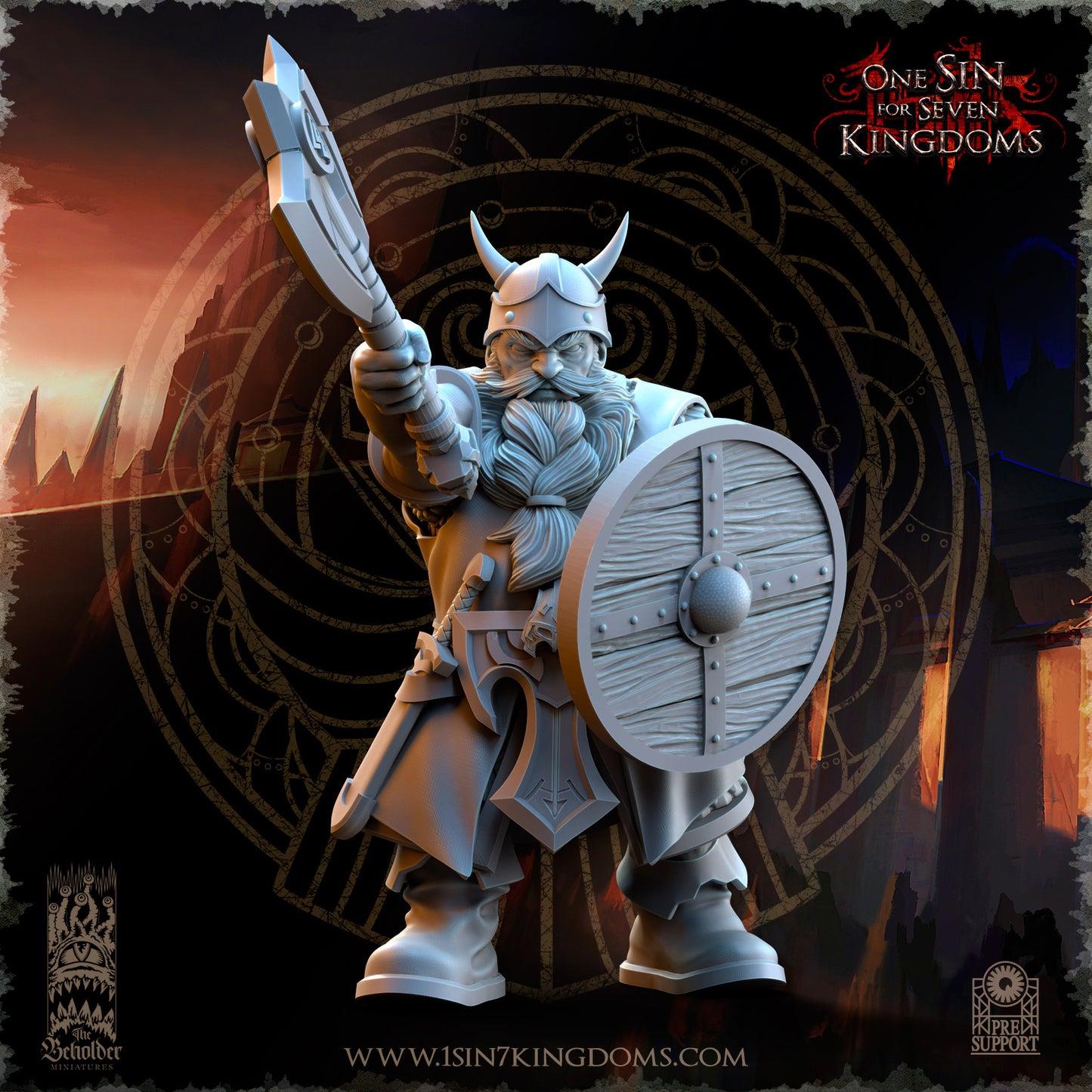 DK - Ingénieurs de guerre - BR – ROYAUME DES NAINS - Fantasy – The Beholder Miniatures 25-05 Nouveau