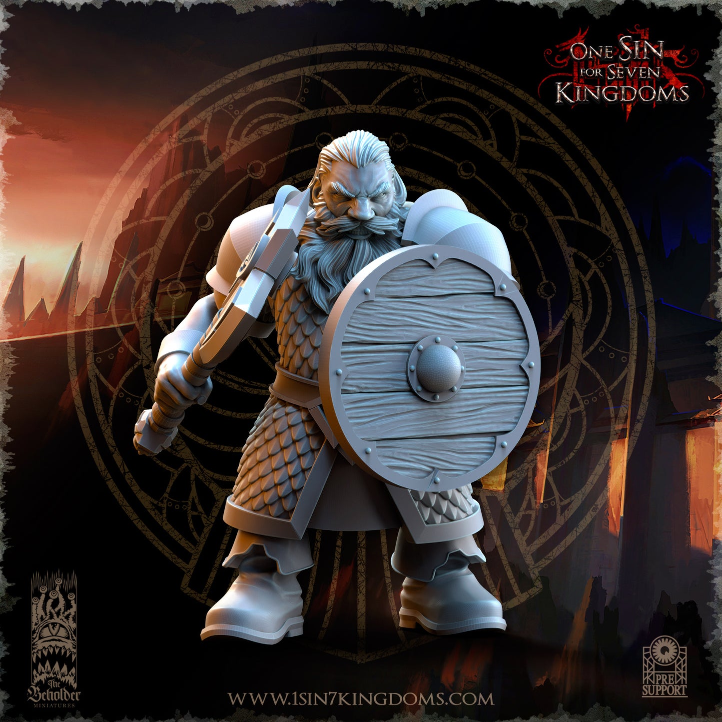 DK - Ingénieurs de guerre - BR – ROYAUME DES NAINS - Fantasy – The Beholder Miniatures 25-05 Nouveau