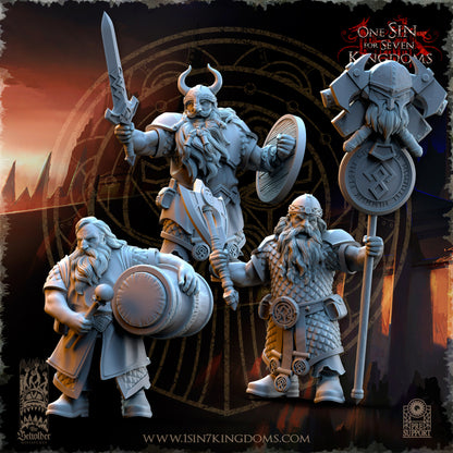 DK - Ingénieurs de guerre - BR – ROYAUME DES NAINS - Fantasy – The Beholder Miniatures 25-05 Nouveau