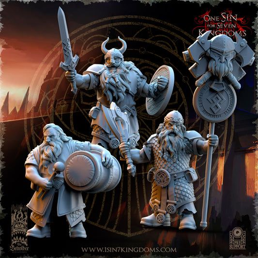 DK - Ingénieurs de guerre - BR – ROYAUME DES NAINS - Fantasy – The Beholder Miniatures 25-05 Nouveau
